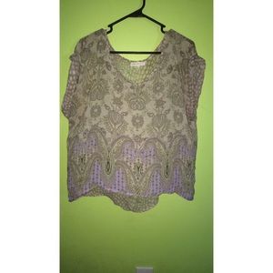 Floral/paisley blouse